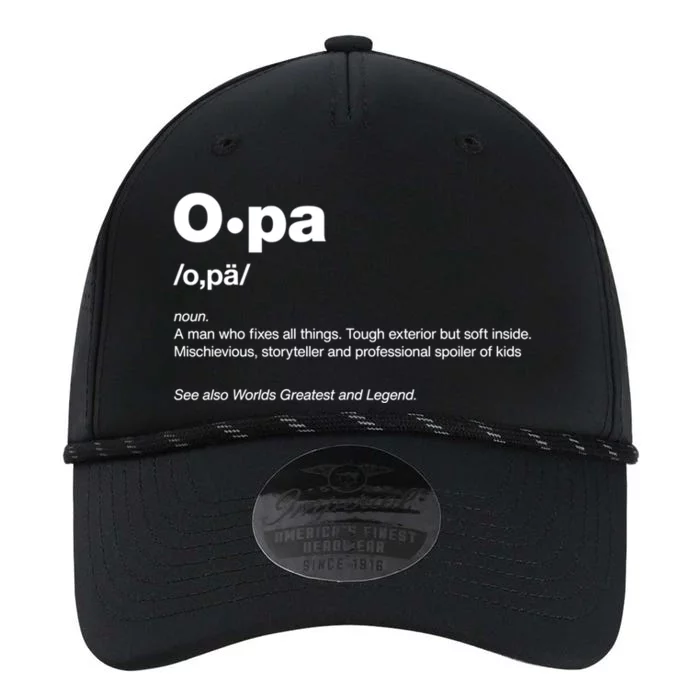 Funny Dictionary Definition Gift Grandpa Opa Gift Performance The Dyno Cap