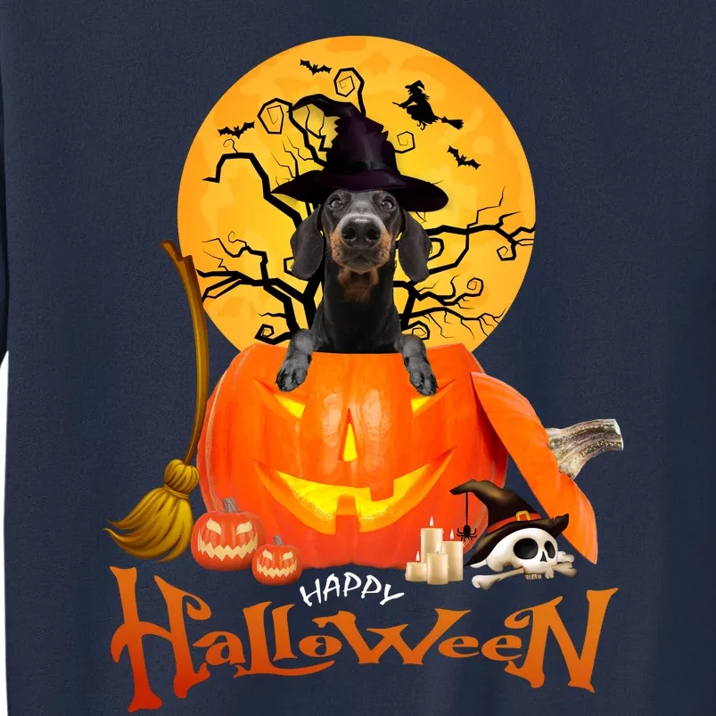 Funny Dachshund Dog Spooky Halloween Sweatshirt