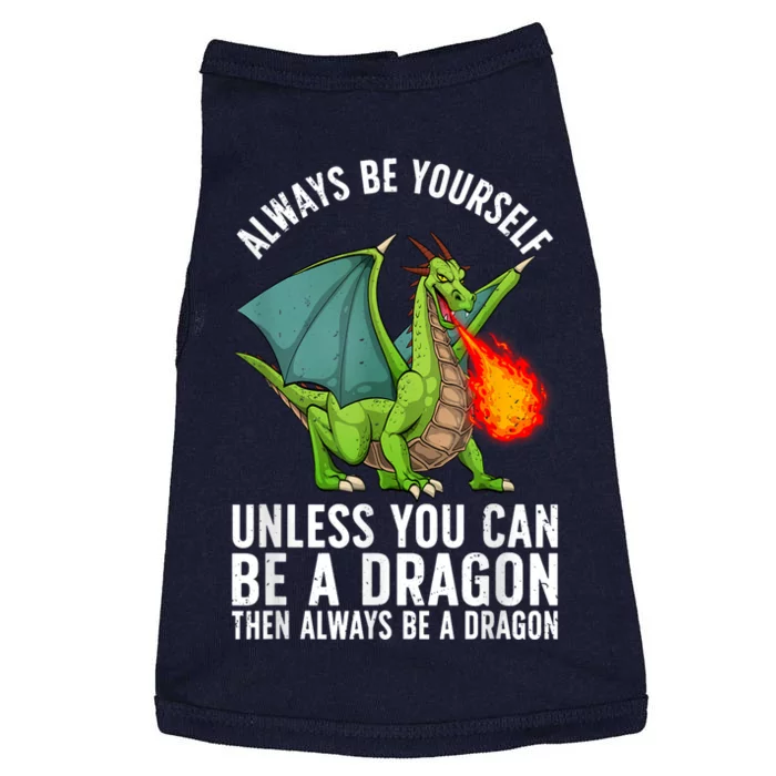 Funny Dragon Design For Men Women Fantasy Dragon Lover Doggie Tank