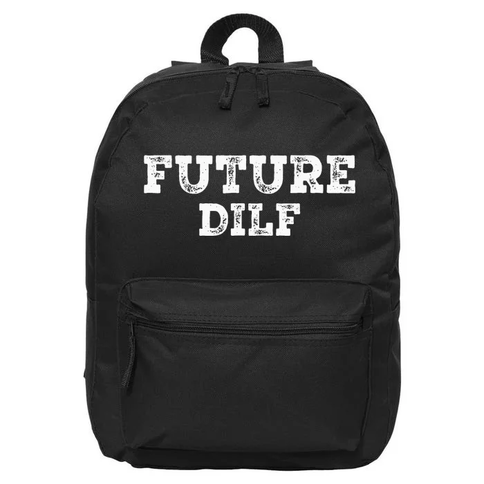 Fathers Day D.I.L.F. Devoted Involved Loving Father DILF 16 in Basic Backpack