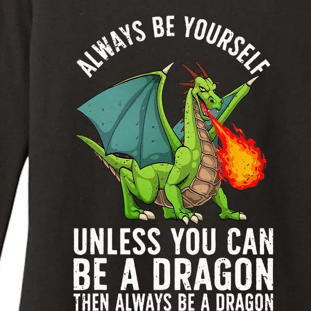 Funny Dragon Design For Men Women Kids Fantasy Dragon Lover Womens CVC Long Sleeve Shirt