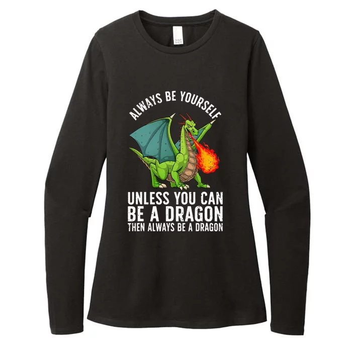 Funny Dragon Design For Men Women Kids Fantasy Dragon Lover Womens CVC Long Sleeve Shirt