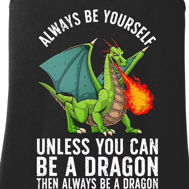 Funny Dragon Design For Men Women Kids Fantasy Dragon Lover Ladies Essential Tank