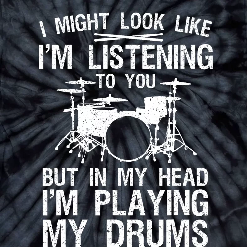 Funny Drummer Design Drumline Drumming Drummer Tie-Dye T-Shirt