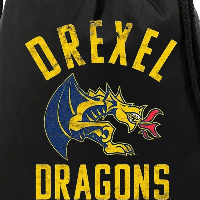 Funny Drexel Dragons Large Drawstring Bag