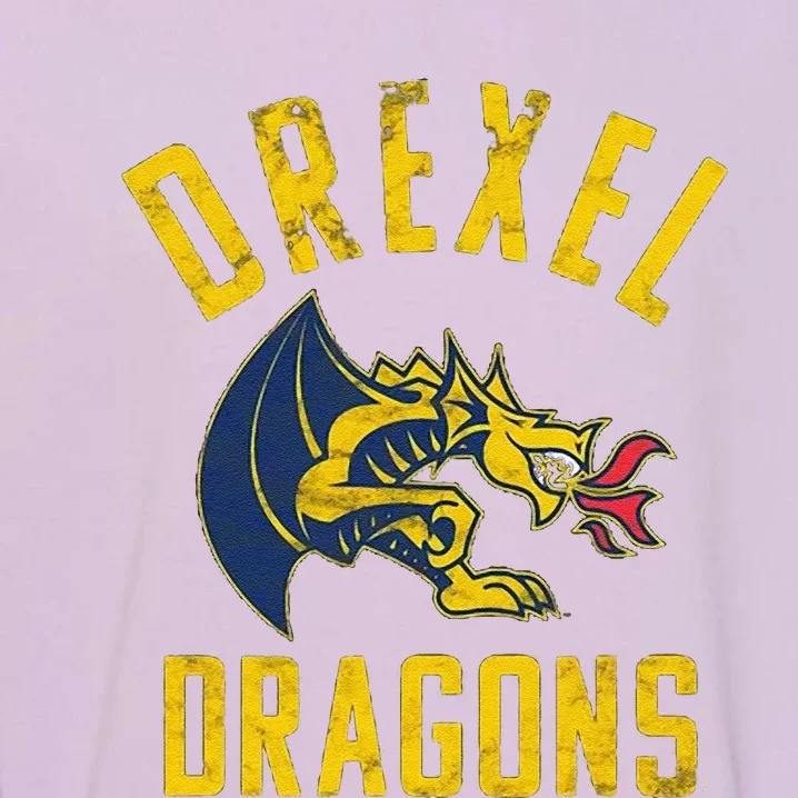 Funny Drexel Dragons Large Garment-Dyed Sweatshirt