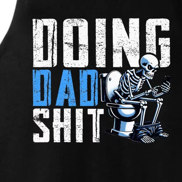 Funny Doing Dad Gifts From Children Ladies Tri-Blend Wicking Tank