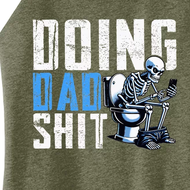 Funny Doing Dad Gifts From Children Women’s Perfect Tri Rocker Tank