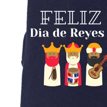 Feliz Día De Los Reyes Dominicanos Doggie 3-End Fleece Hoodie