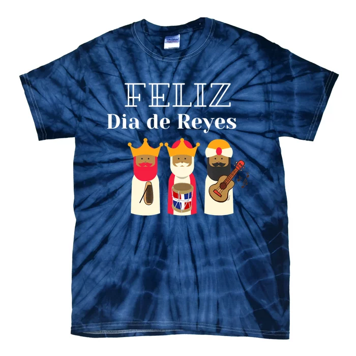 Feliz Día De Los Reyes Dominicanos Tie-Dye T-Shirt