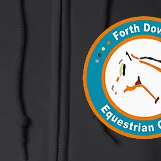 Forth Downs Equestrian Center Full Zip Hoodie