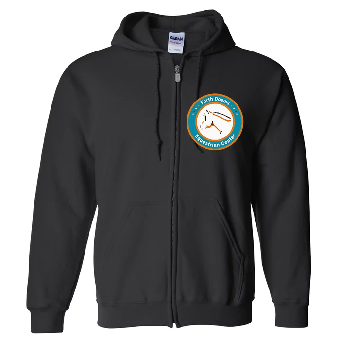 Forth Downs Equestrian Center Full Zip Hoodie