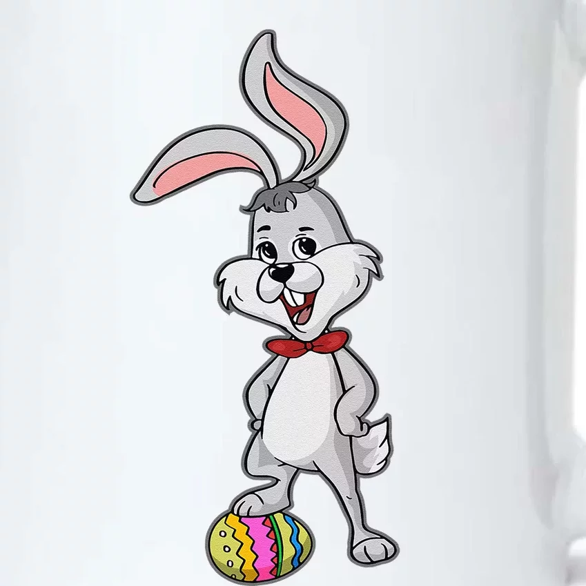 Funny Dabbing Easter Bunny Easter Egg Black Color Changing Mug