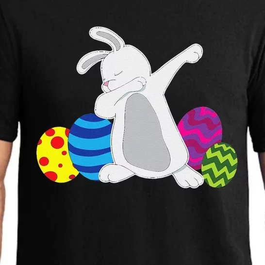 Funny Dabbing Easter Bunny Rabbit For Funny Pajama Set