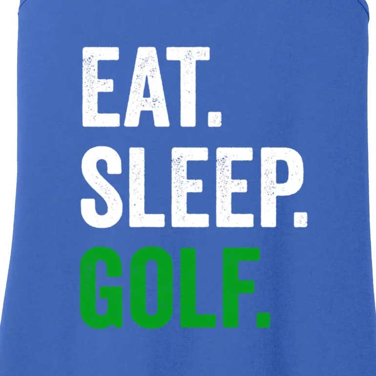 Father's Day Eat Sleep Golf Funny Golf Dad Gift For Dad Ladies Essential Tank