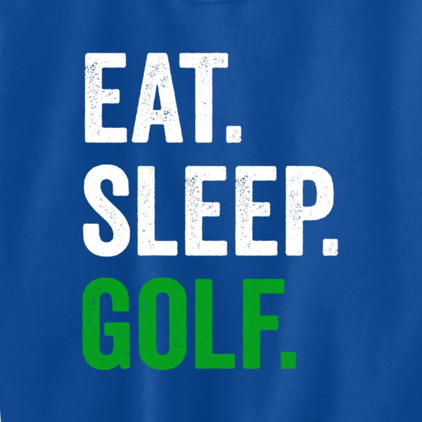 Father's Day Eat Sleep Golf Funny Golf Dad Gift For Dad Kids Sweatshirt