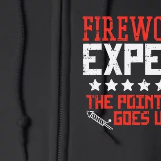 Fireworks Director Expert Funny Fourth Of July 4th Men Women Full Zip Hoodie