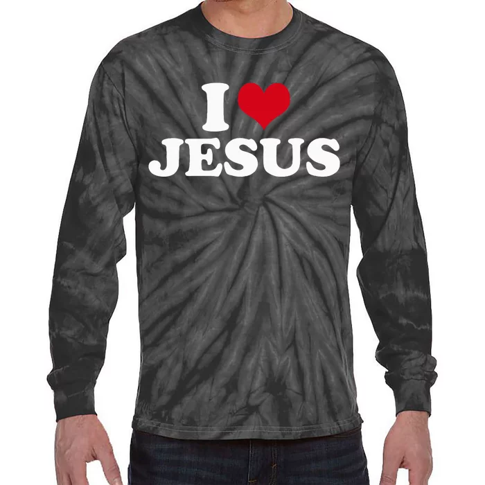 Faithful Devotion Embrace Your Love for Jesus Tie-Dye Long Sleeve Shirt