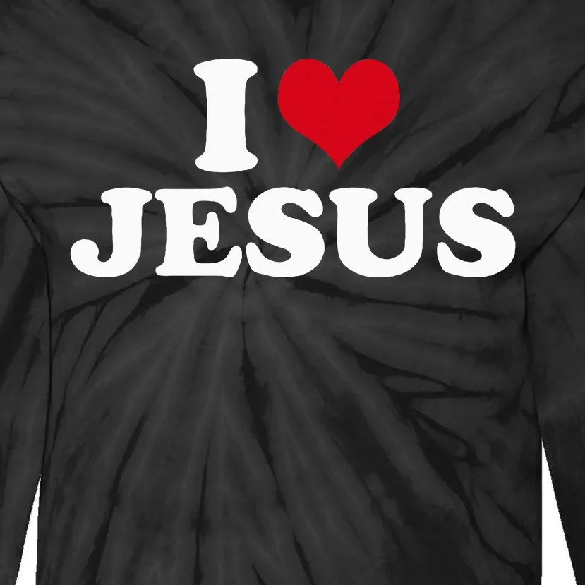 Faithful Devotion Embrace Your Love for Jesus Tie-Dye Long Sleeve Shirt