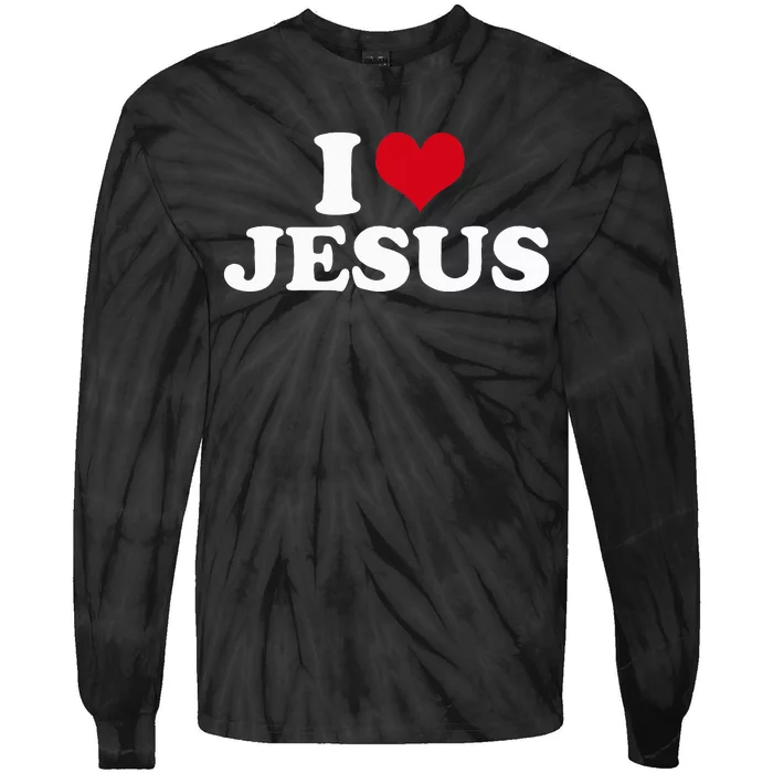 Faithful Devotion Embrace Your Love for Jesus Tie-Dye Long Sleeve Shirt