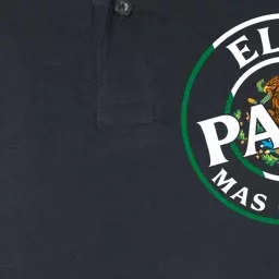 Father Day El Papa Mas Chingon Funny Mexican Dad Softstyle Adult Sport Polo