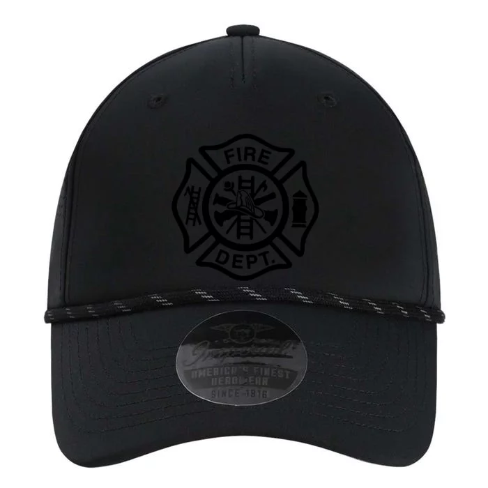 Fire Dept Emblem Badge Firefighter Logo Performance The Dyno Cap