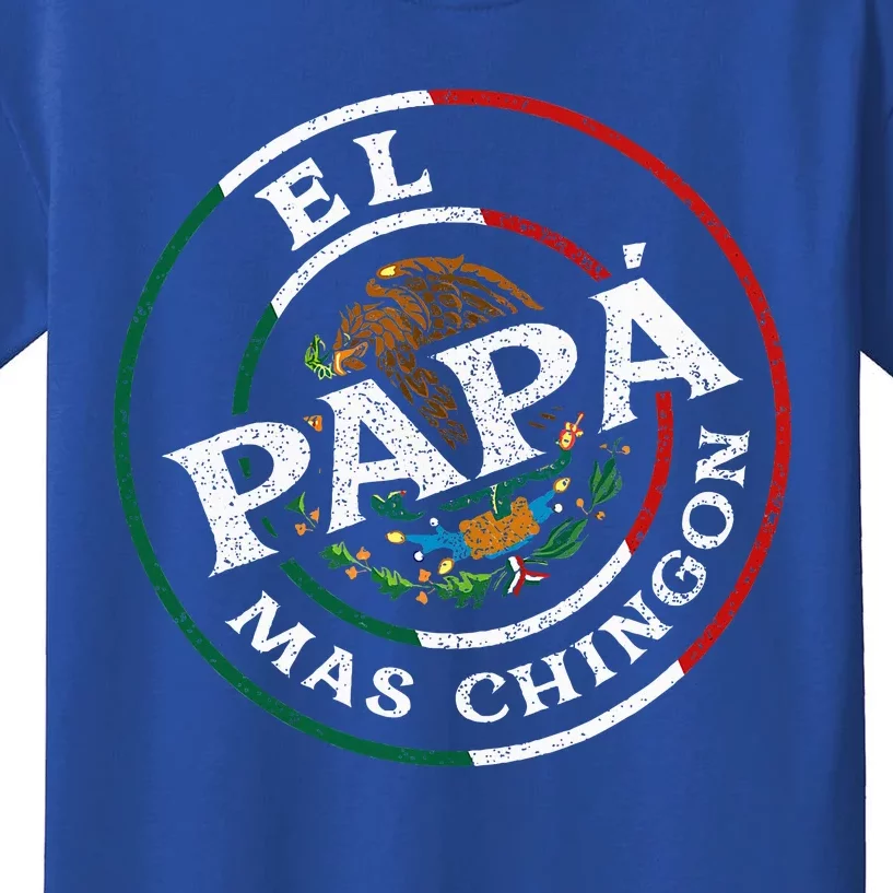 Fathers Day El Papa Mas Chingon Kids T-Shirt