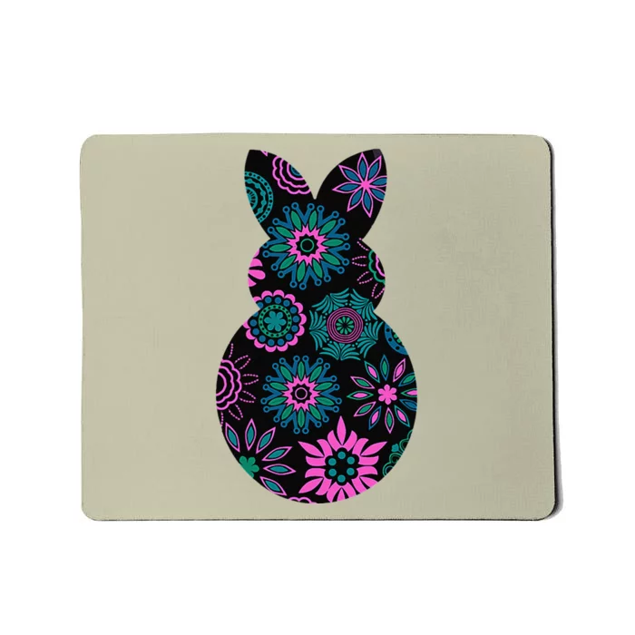 Floral Decorative Easter Bunny Novelty Fashion Top Mousepad