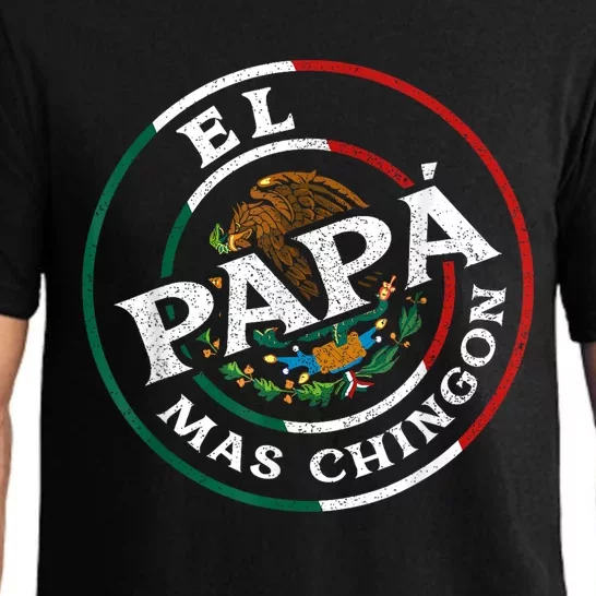 FatherS Day El Papa Mas Chingon Funny Mexican Dad Spanish Pajama Set