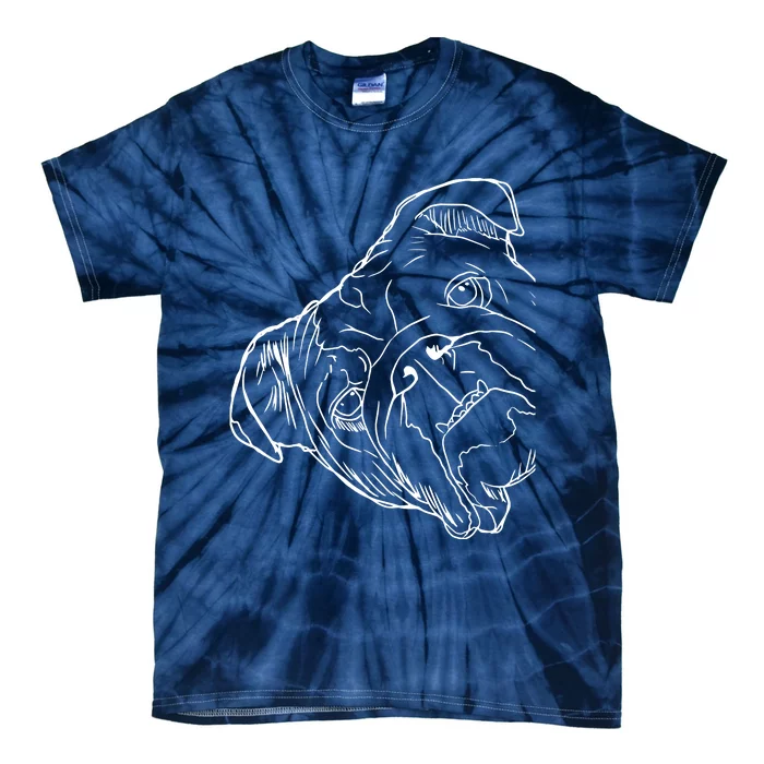 Funny Dog English Bulldog Tie-Dye T-Shirt