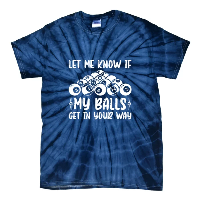 Father's Day Funny Billiards Billiard Pool Balls Player Gift For Dad Tie-Dye T-Shirt