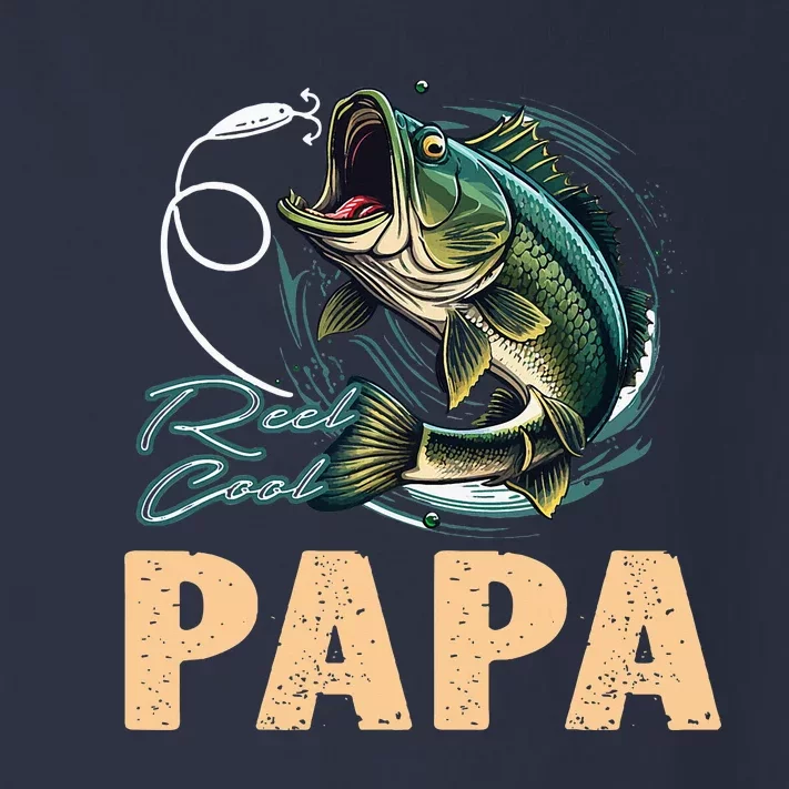 Fathers Day Funny Fisherman Reel Cool Papa Fishing Lover Toddler Long Sleeve Shirt