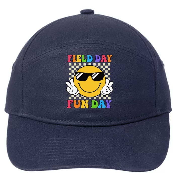 Field Day Fun Day Funny For Teacher Field Day 2024 7-Panel Snapback Hat