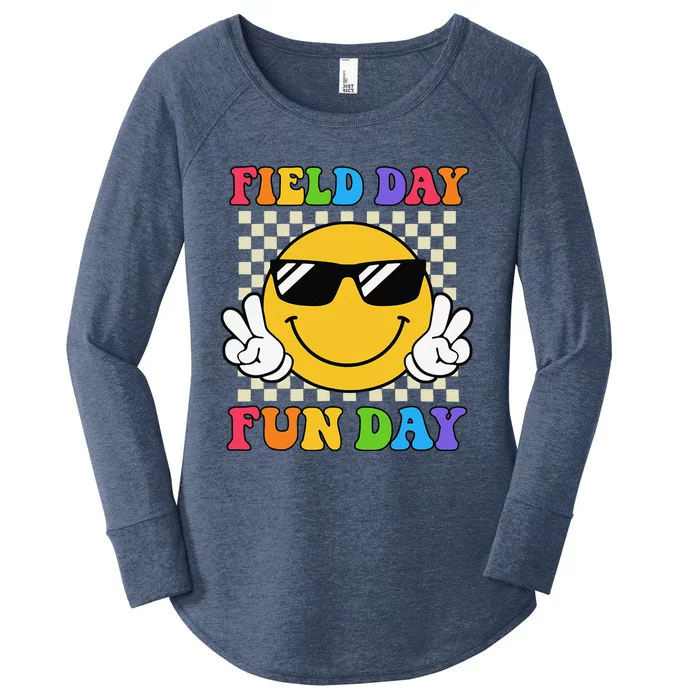 Field Day Fun Day Funny For Teacher Field Day 2024 Women's Perfect Tri Tunic Long Sleeve Shirt