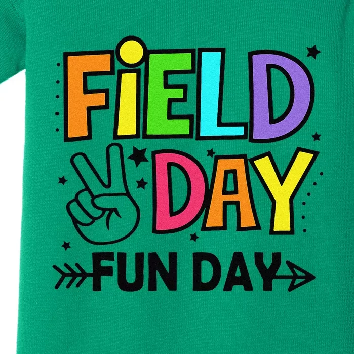 Field Day Fun Day Funny For Teacher Field Day 2024 Baby Bodysuit