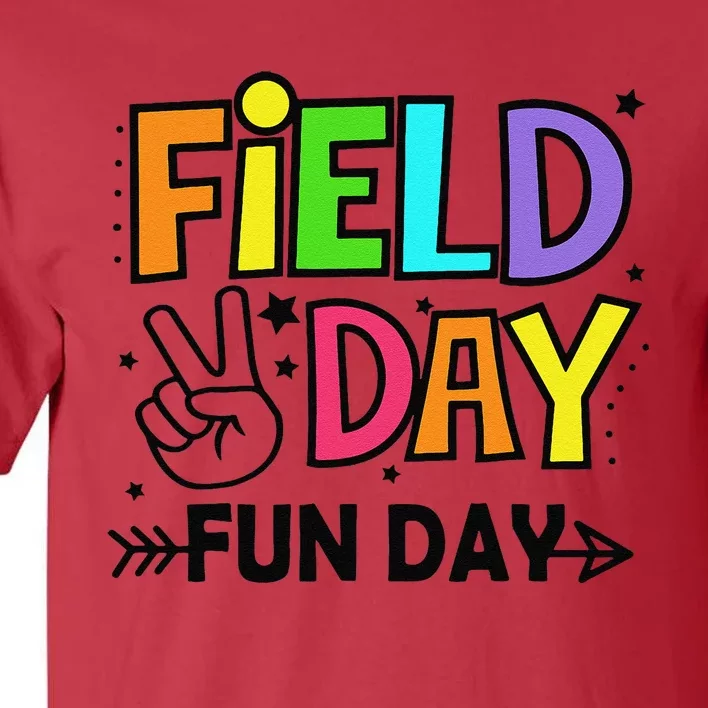 Field Day Fun Day Funny For Teacher Field Day 2024 Tall T-Shirt