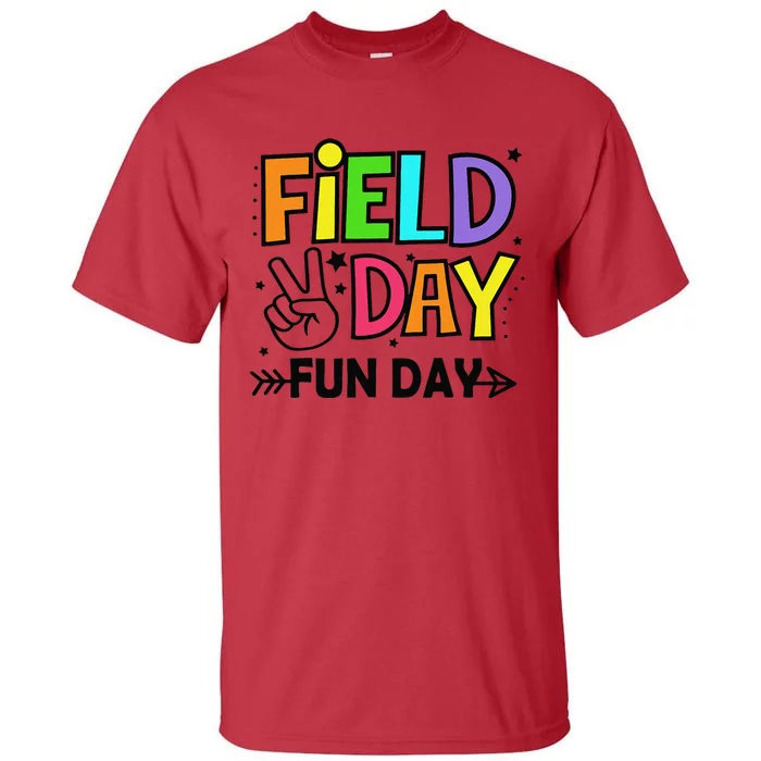 Field Day Fun Day Funny For Teacher Field Day 2024 Tall T-Shirt