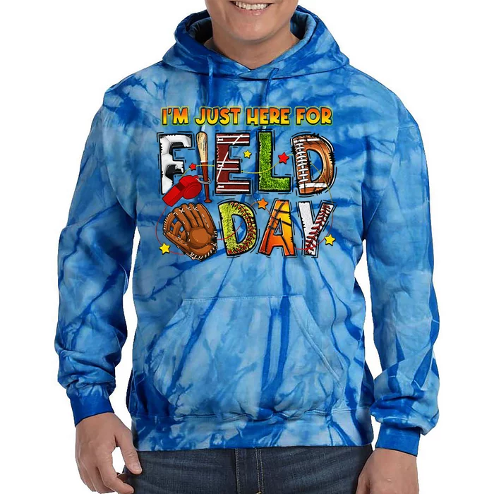 Field Day Funny For Teacher Happy Field Day 2024 Tie Dye Hoodie