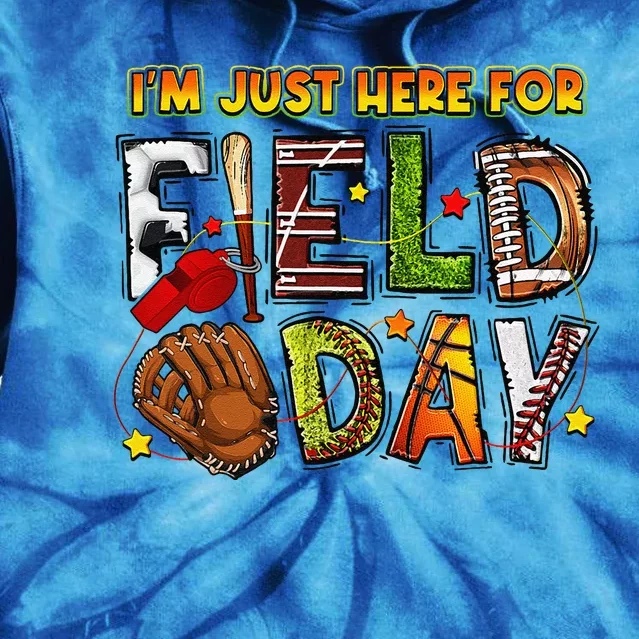 Field Day Funny For Teacher Happy Field Day 2024 Tie Dye Hoodie