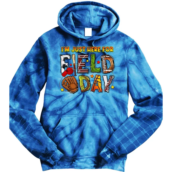 Field Day Funny For Teacher Happy Field Day 2024 Tie Dye Hoodie