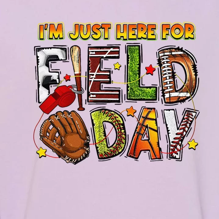 Field Day Funny For Teacher Happy Field Day 2024 Garment-Dyed Sweatshirt