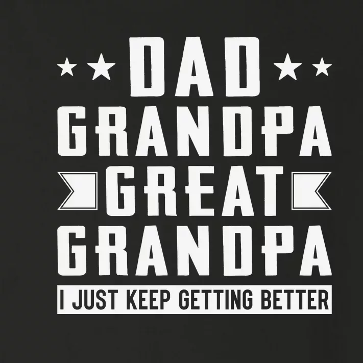 Fathers Day From Grandkids Dad Grandpa Great Grandpa Toddler Long Sleeve Shirt