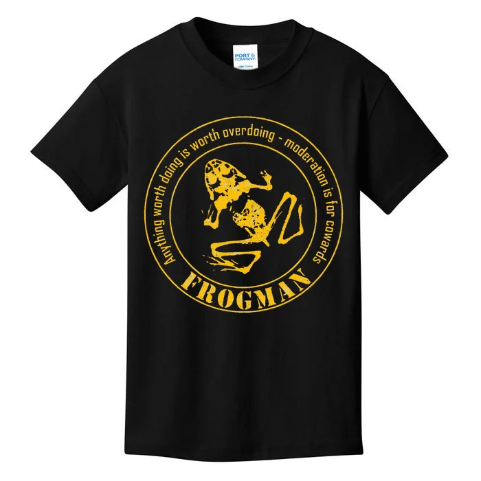 Frogman Diver Kids T-Shirt