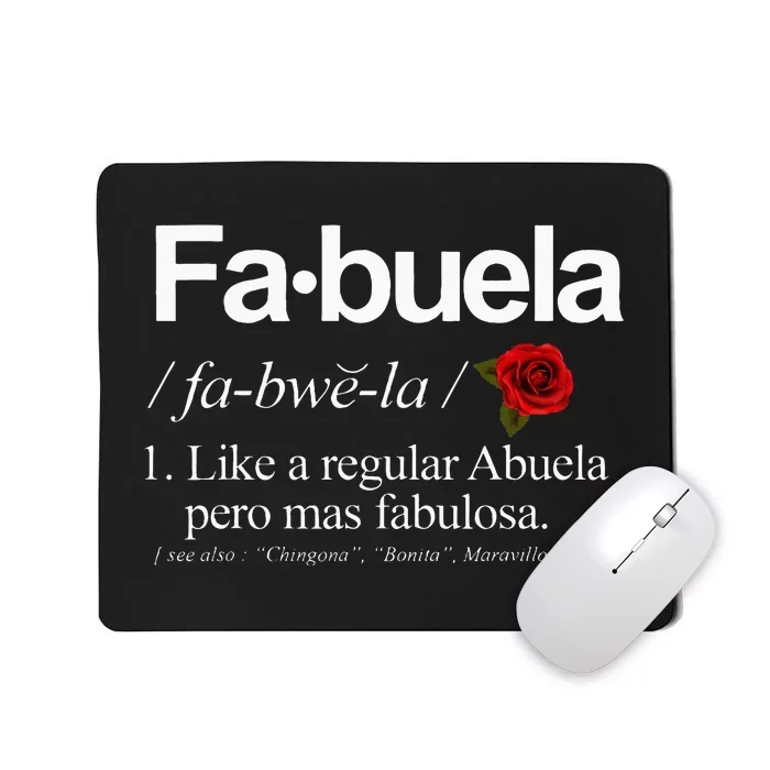 Fabuela Definiton Mousepad