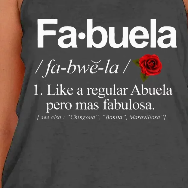 Fabuela Definiton Women's Knotted Racerback Tank