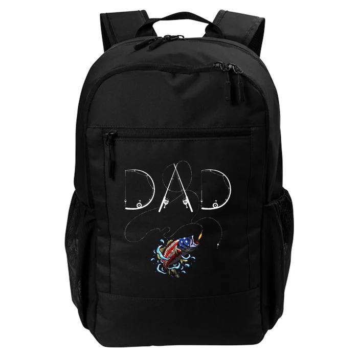 Fisherman Dad Fishing Enthusiast Fish Lover Daddy Fathe Daily Commute Backpack