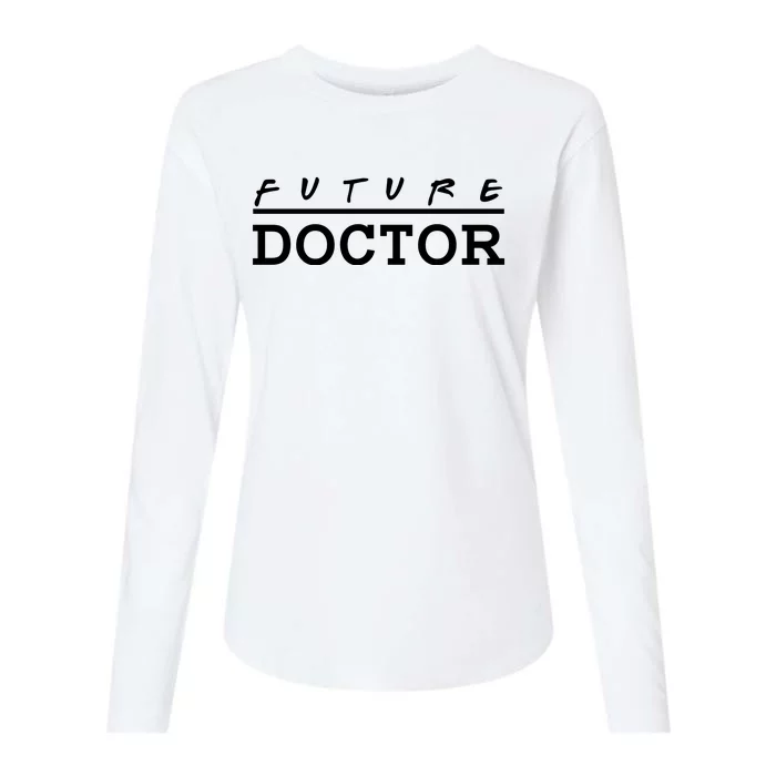 Future Doctor Womens Cotton Relaxed Long Sleeve T-Shirt