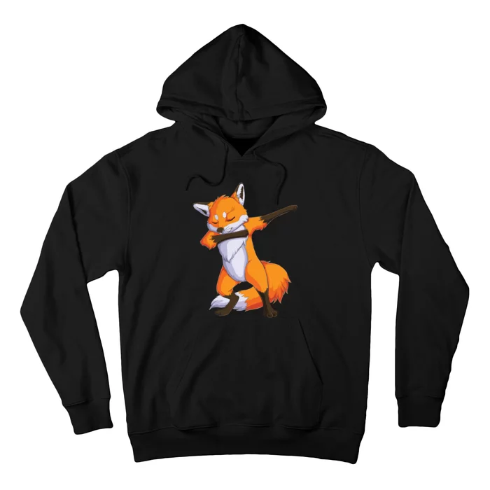 Fox Dabbing Fox Funny Animal Foxes Lover Hoodie