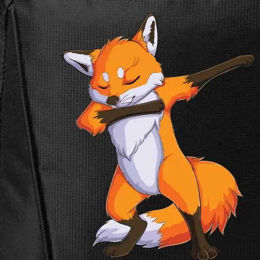 Fox Dabbing Fox Funny Animal Foxes Lover City Backpack