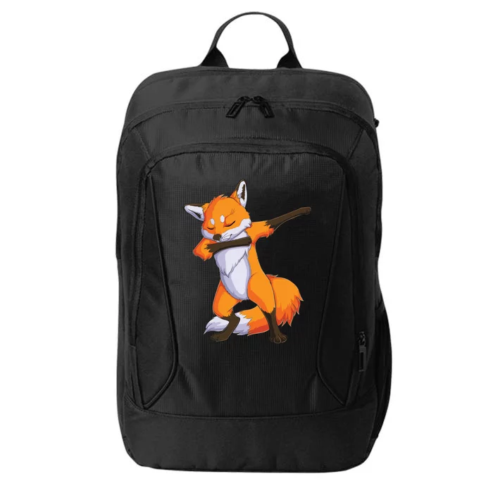 Fox Dabbing Fox Funny Animal Foxes Lover City Backpack